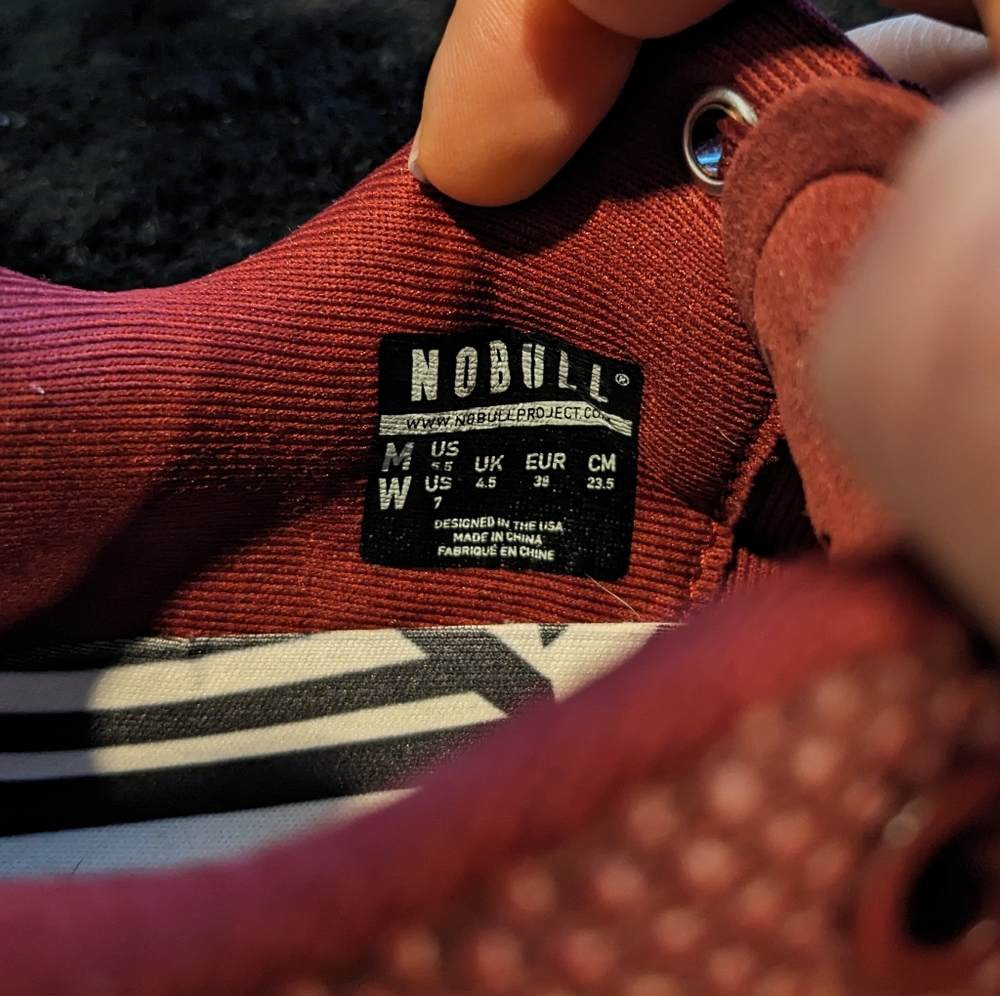 Nobull Women's Cabernet Zebra Trainer - image 7